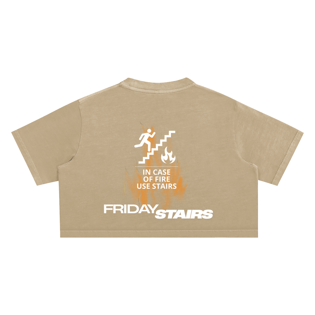 In Case of Fire Crop Tee (Women's)