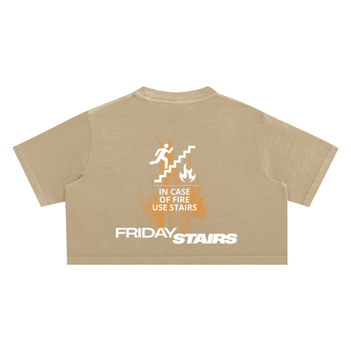 In Case of Fire Crop Tee (Women's)