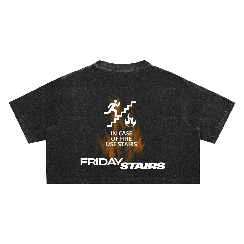 In Case of Fire Crop Tee (Women's)