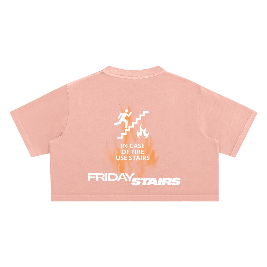 In Case of Fire Crop Tee (Women's)