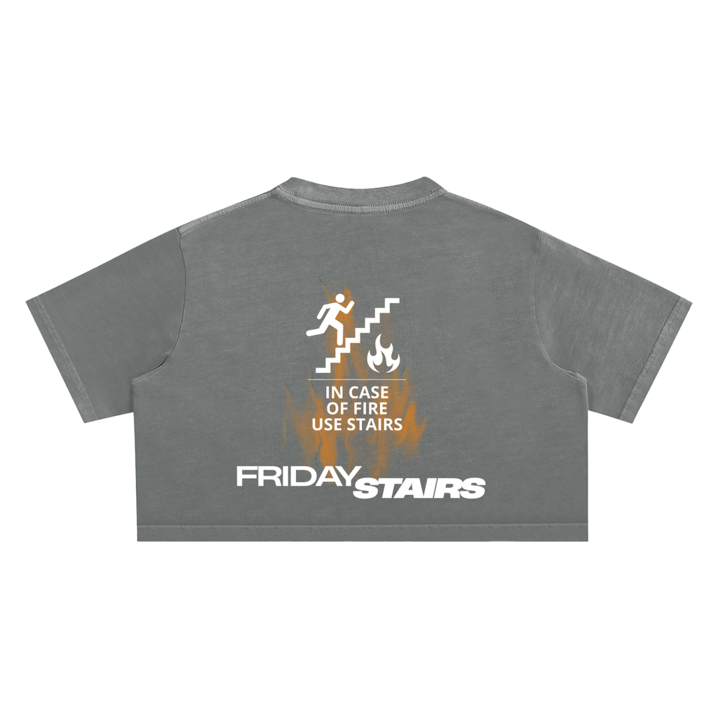 In Case of Fire Crop Tee (Women's)